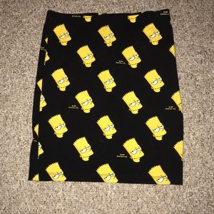Forever 21 BART Simpson Mini Skirt